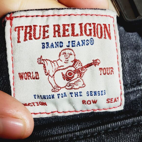 True Religion Ricky Relaxed Straight Jeans Size 12 - Picture 6 of 11